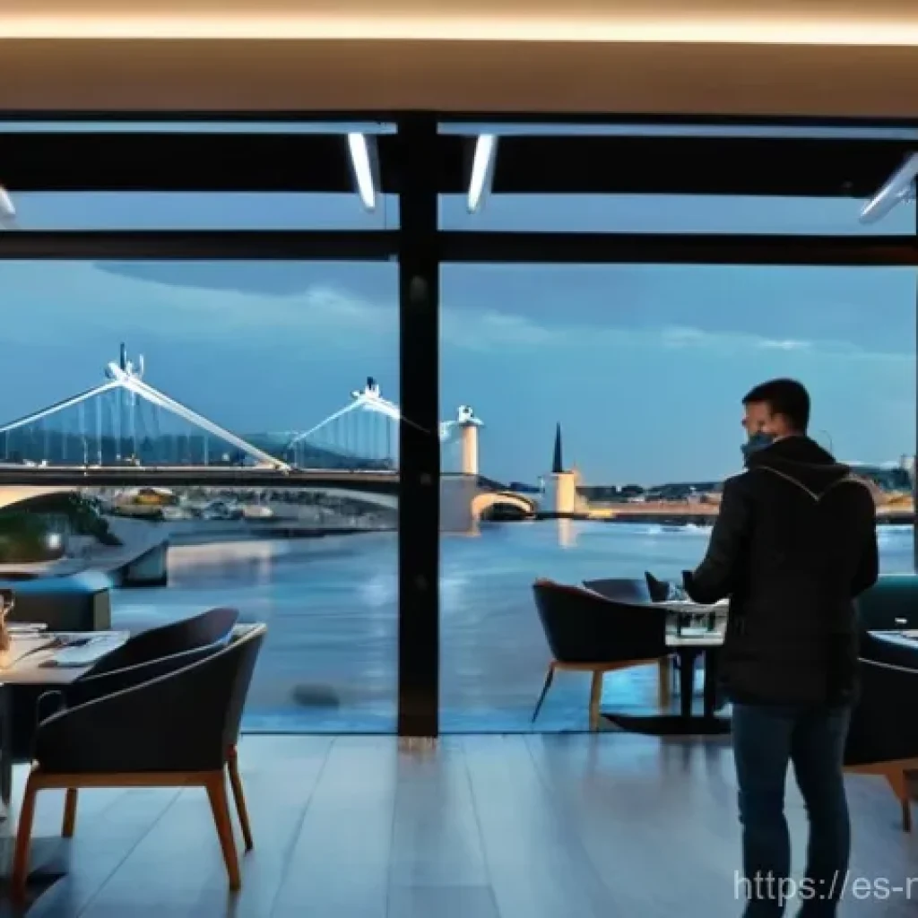 북마케도니아에서 신용카드 사용 가능 여부 - **Prompt:** A dynamic, wide shot capturing a traveler (wearing stylish, casual travel attire like a ...